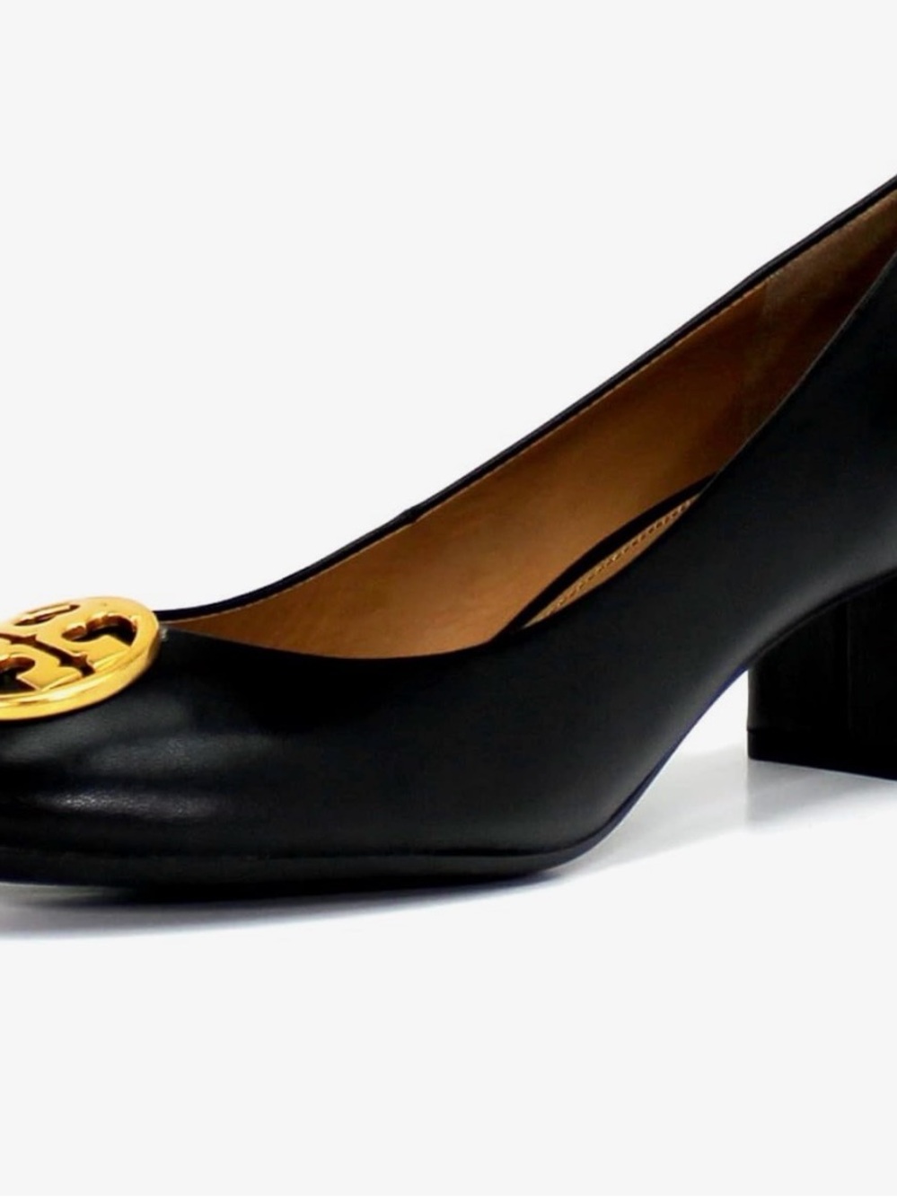 Tory Burch Women's Chelsea 50MM Pump (Perfect Black, Size 8) - Picture 1 of 8